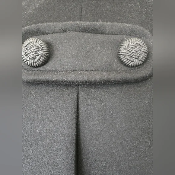 TOBIAS NWT 100% Wool Cropped Black Women's Jacket. Size 2 - Picture 7 of 16